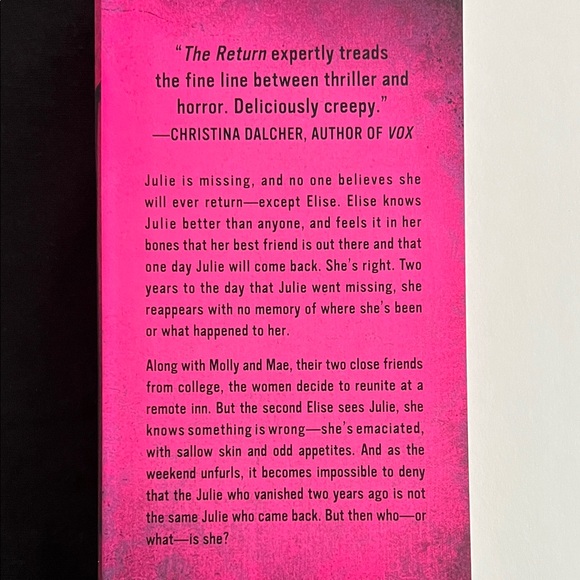 The Return Rachel Harrison Hardcover Book - Picture 2 of 5